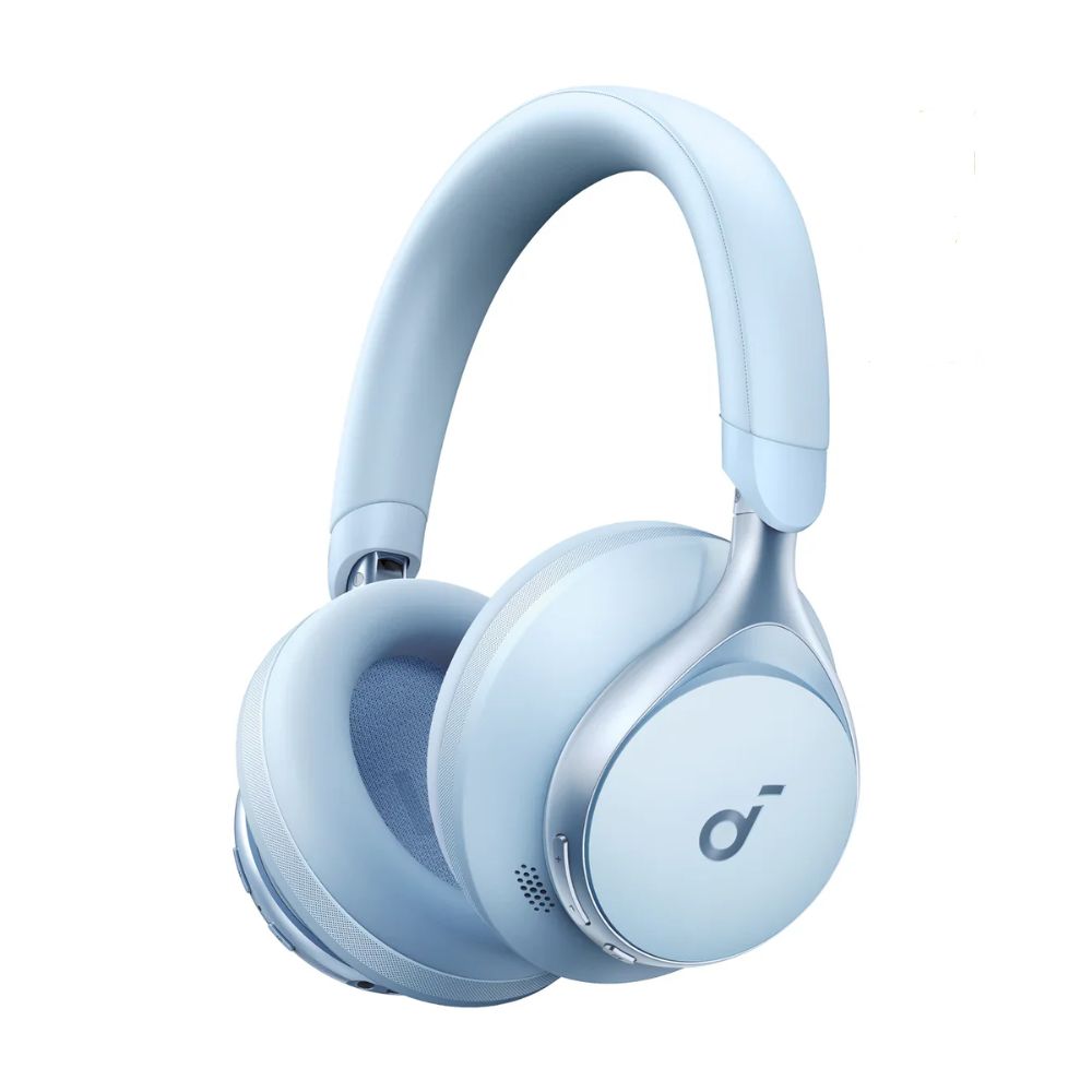 Soundcore Space One | Active Noise Cancelling Headphones – Sky Blue by Anker