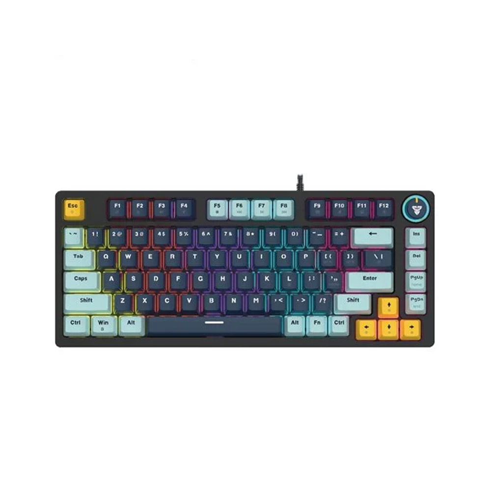 Fantech MIZU Edition MK875V2 – ATOM81, Pro Wired Mechanical Keyboard with RGB Lighting Navy Blue