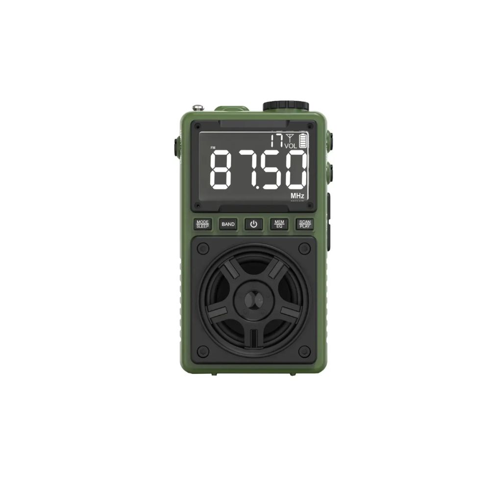 Green Lion Voyager Portable Radio | Flash Light | Speaker – Green