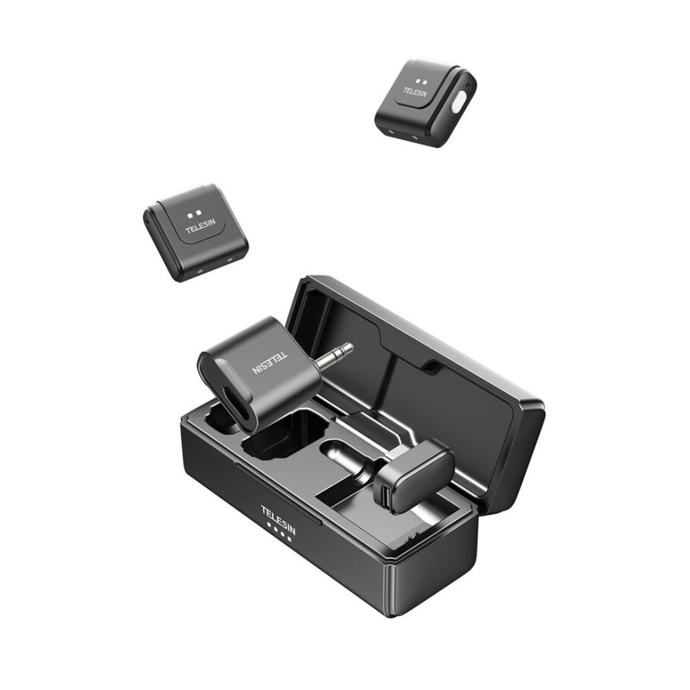 TELESIN 2-Person Wireless Mic System (USB-C & 3.5mm)