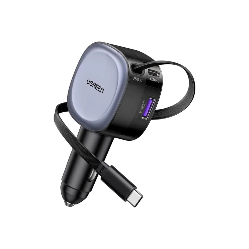 UGREEN 75W 3-Port Fast Car Charger