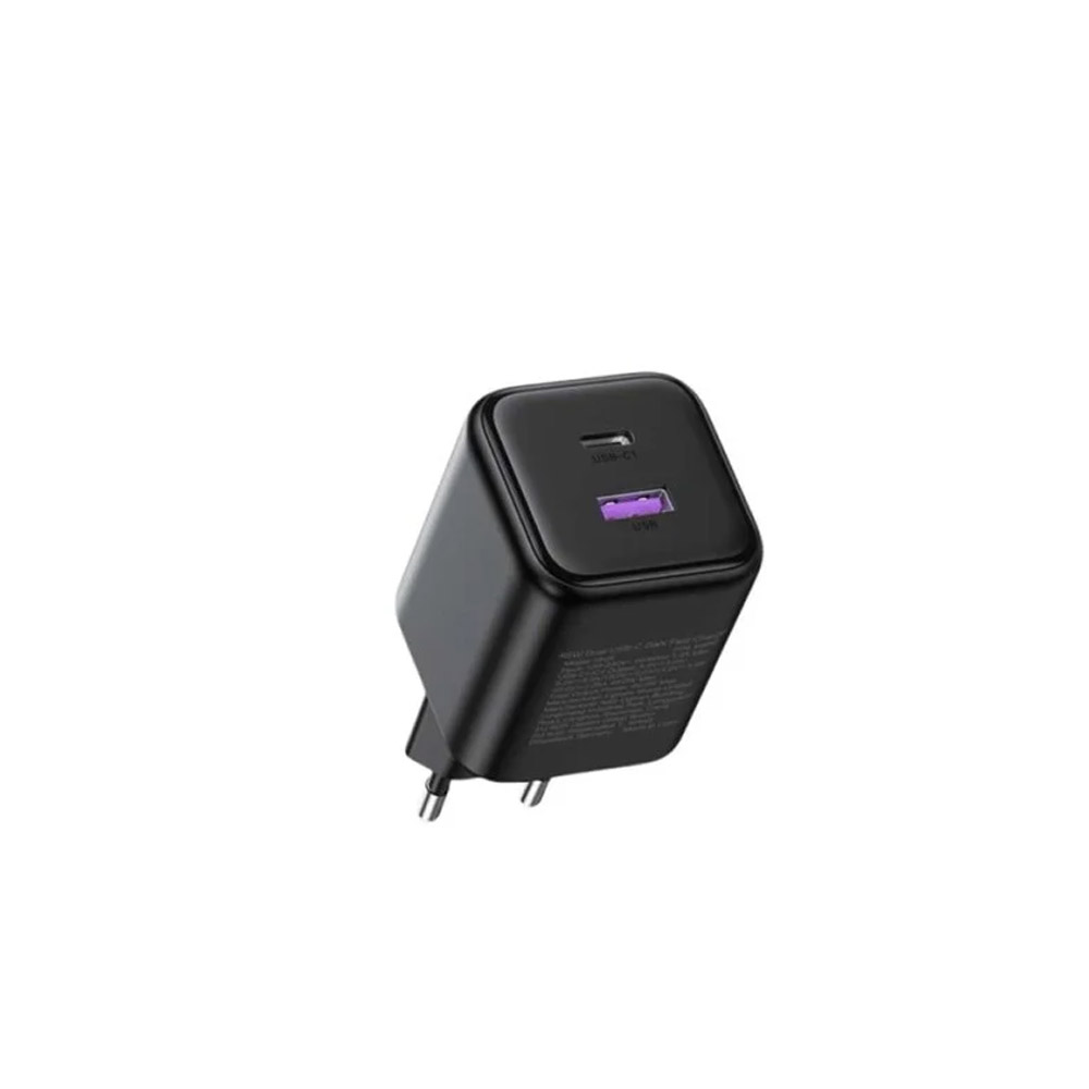 UGREEN – X525 45W Dual-Port USB-A + USB-C Smart & Fast Charger for Phones, Tablets & Ipads – 65057